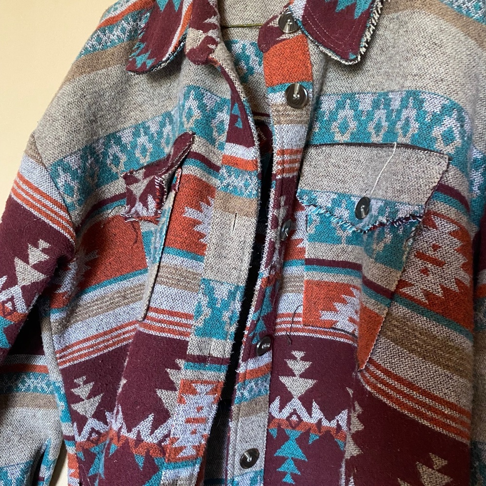 Womens western shacket